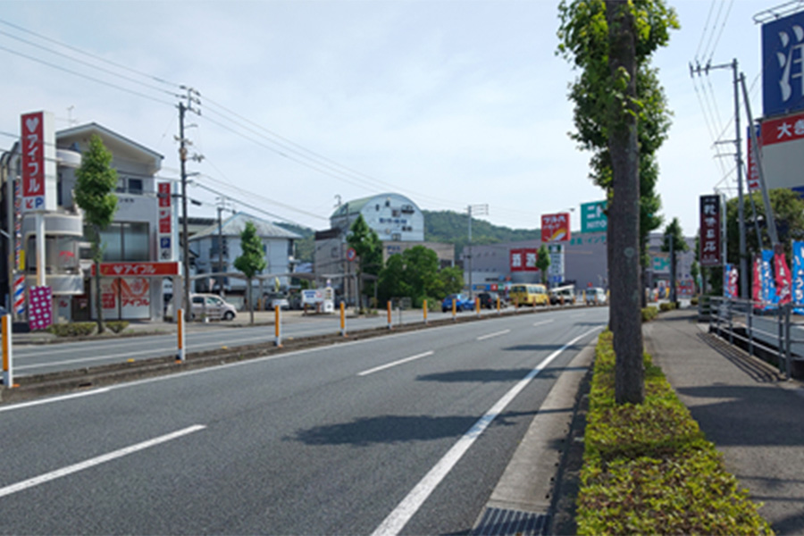 土佐道路朝倉東町周辺
