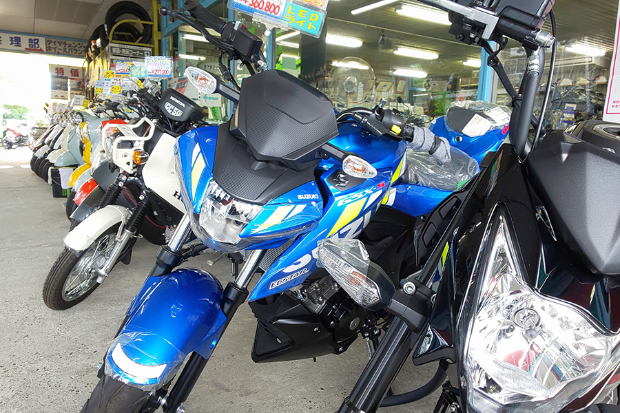 バイク売り場