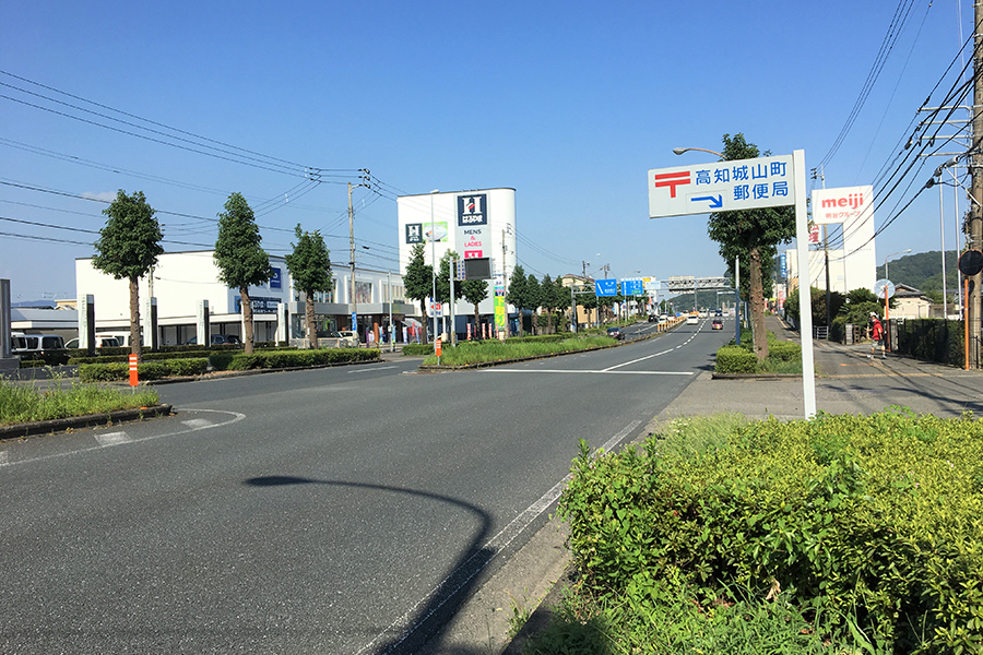 土佐道路城山町付近